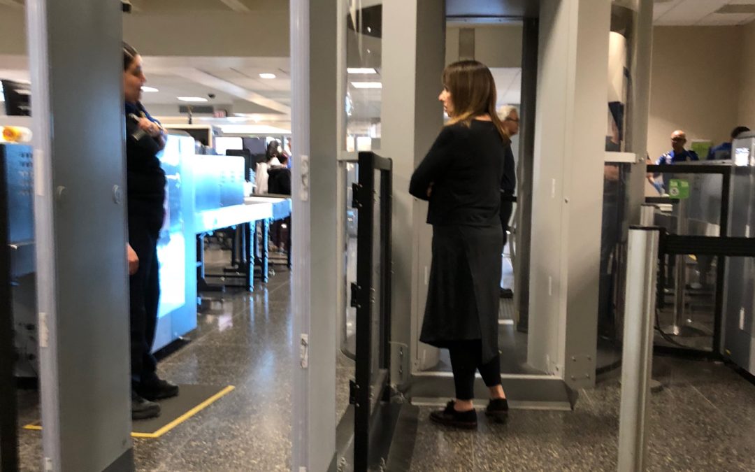 NAKED IN FRONT OF TSA